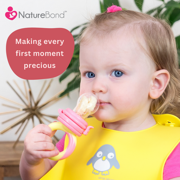 Baby Food/Fruit Feeder (Pink & Yellow Set) - NatureBond UK. All Rights ...