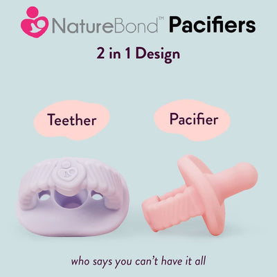 Silicone Pacifiers (0-6 Months)