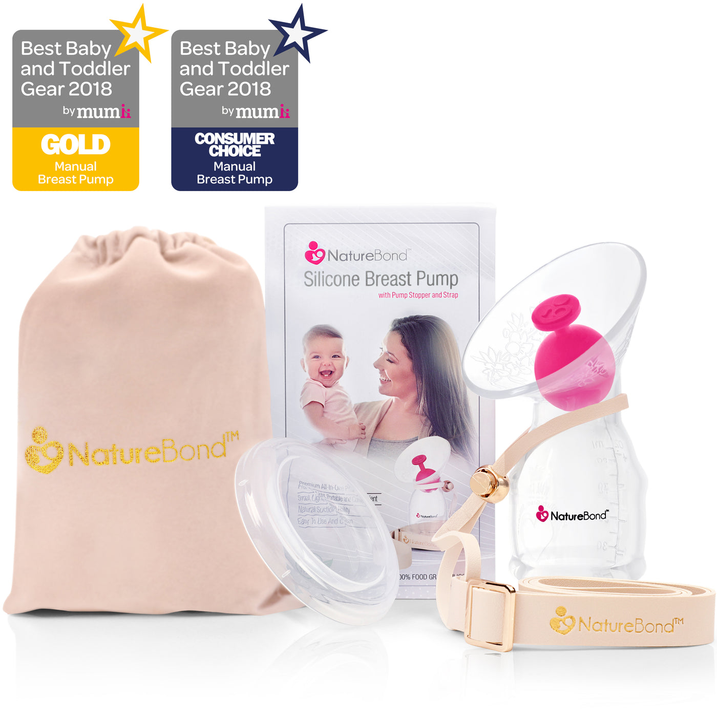 All-In-One Manual Breast Pump Set
